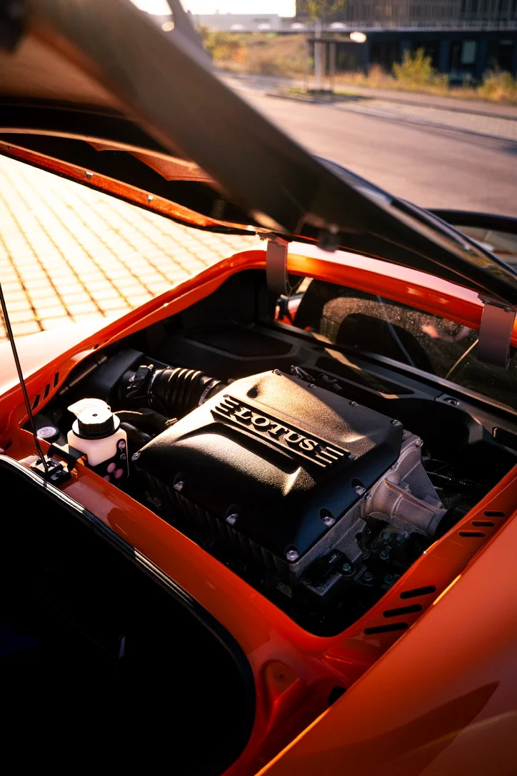 Fotoshooting von einem orangenem Lotus Elise in der ulmer Wilhelmsburg., Bild 15