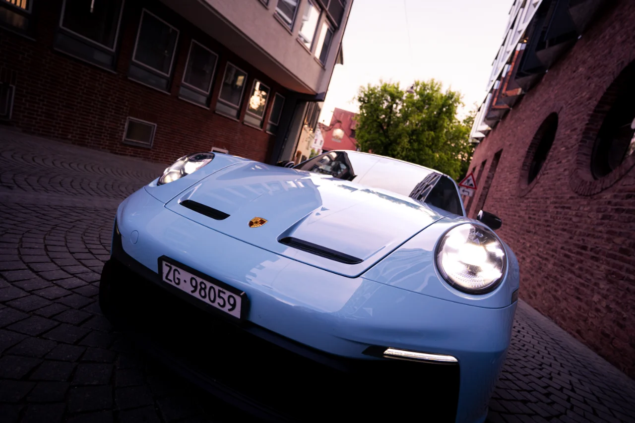 Fotos von einem Porsche 992 in der Ulmer Innenstadt., Bild 22