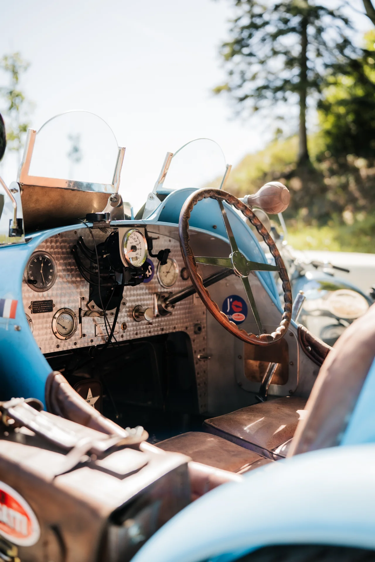 Fotos von Porsches und Oldtimern bei einer Ausfahrt in den französischen Alpen., Bild 8